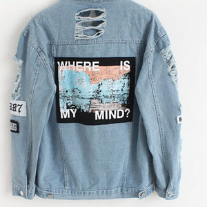 Jaqueta Where Is My Mind? Jeans-4Evah Young