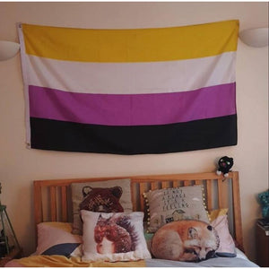 Bandeira Não Binárie Pride-4Evah Young
